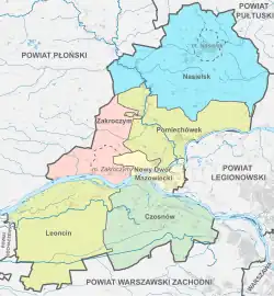 Plan powiatu nowodworskiego (mazowieckiego)