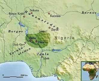 Nupe-Gebiet w Nigerii