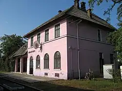 Budynek stacji w Niżankowicach