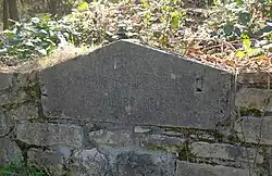 Inskrypcja na elewacji północnej