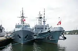 Z bliźniaczym ORP „Lech”.