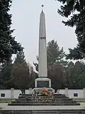 Obelisk na cmentarzu Armii Radzieckiej