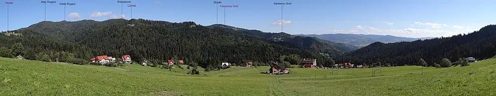 Widok na Suchą Dolinę