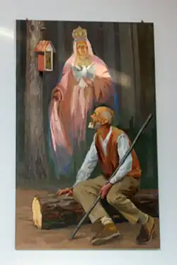 Obraz objawienia Matki Bożej Mikołajowi Sikatce