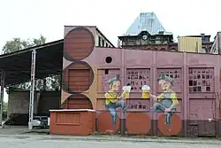 Mural o tematyce piwnej