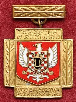 Odznaka honorowa „Za Zasługi w Rozwoju Województwa Poznańskiego”