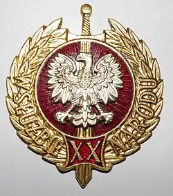 Odznaka XX-lat w Służbie narodu