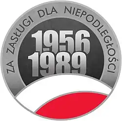 Odznaka honorowa „Działacza opozycji antykomunistycznej lub osoby represjonowanej z powodów politycznych”