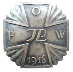 Odznaka pamiątkowa Polskiej Organizacji Wojskowej