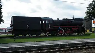 Pomnik lokomotywy parowej Ol49-82