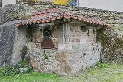 Budynek pieca we francuskim Aubin