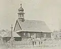 Dawny kościół przed zniszczeniem