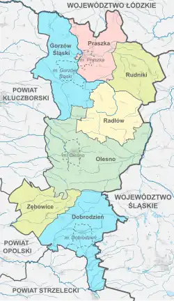 Plan powiatu oleskiego