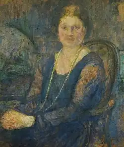 Olga Boznańska Portret Miki Lisowskiej