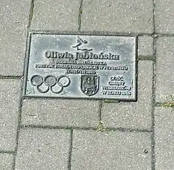 Tablica Oliwii Jabłońskiej