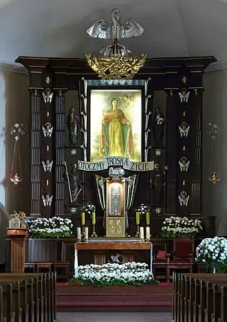 Ołtarz główny kościoła św. Barbary