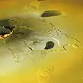 Aktywny wulkan Tvashtar Catena na powierzchni Io