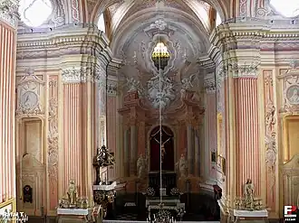 Barokowe wnętrze kościoła