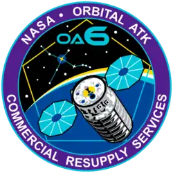 Emblemat Cygnus CRS OA-6