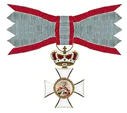 Order św. Elżbiety – wstęga motylkowa