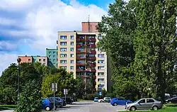 Wnętrze osiedlaos. 2 Pułku Lotniczego 46 i 50