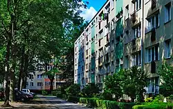 Wnętrze osiedla,os. Albertyńskie 22 i 24