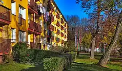 Wnętrze osiedla,os. Jagiellońskie 3