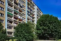 Wnętrze osiedla,os. Kościuszkowskie 9