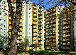 Wnętrze osiedla(os. Krakowiaków 22A)