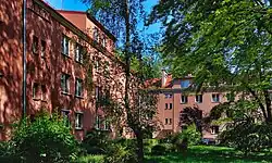 Wnętrze osiedla(os. Krakowiaków 16 i 17)