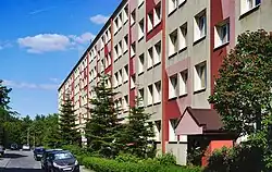 Wnętrze osiedla,os. Piastów 28