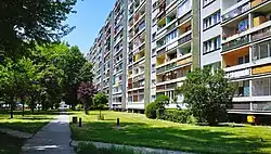 Wnętrza osiedla, os. Przy Arce 2