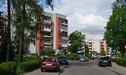 Bloki „puchatki” na osiedlu,Mister Krakowa 1971