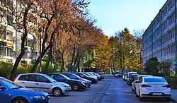 Wnętrze osiedla, os. Złotego Wieku 10 i 11