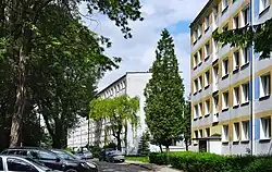 Wnętrze osiedla,os. Złotego Wieku 29 i 35