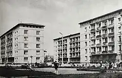 Zabudowa placu należąca do osiedla PKWN