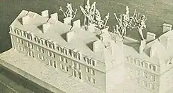 Makieta osiedla opublikowana na łamach tygodnika „Stolica” w 1953 roku