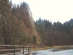 Fragment drogi przy Samej Jednej