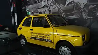 Ostatni wyprodukowany Fiat 126p