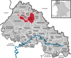 Plan Ostheim vor der Rhön