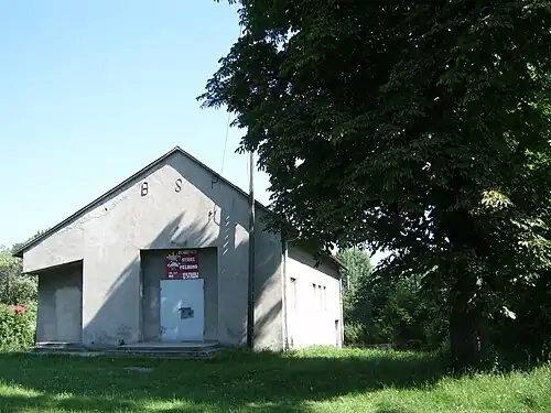 Park dawnego folwarku, remiza OSP