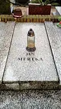 Miejsce spoczynku Jana Mertki.