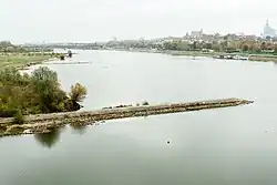 Ostrogi na Wiśle w Warszawie