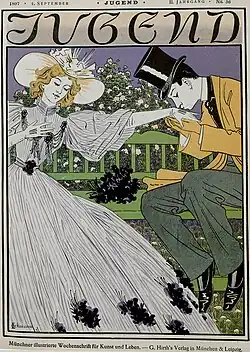 Okładka tygodnika Jugend, Nr 36, 1897