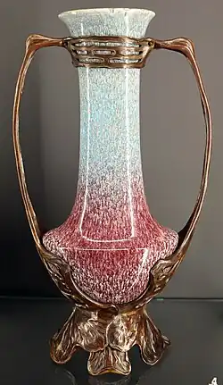 Wazon (porcelana i brąz), 1897–1899