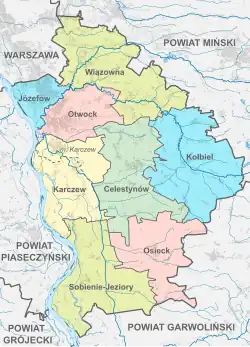 Plan powiatu otwockiego