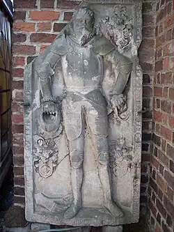 Płaskorzeźba rycerska