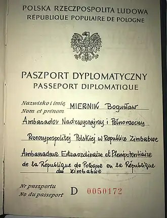 Paszport ambasadorski