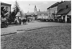 Most od strony Zasania w lipcu 1944