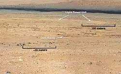 Obszar na Marsie Glenelgfig1-Mars Curiosity Rover-Glenelg Terrain.jpg Dostęp do zdjęcia z adnotacjami